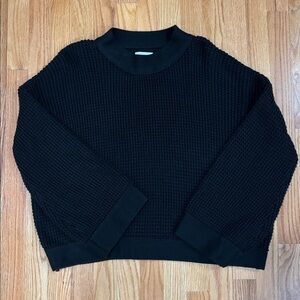 Pink Lily Black Knit Sweater